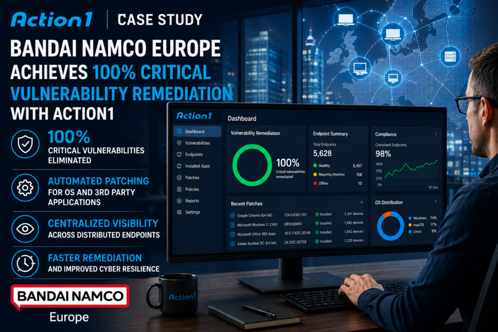 Action1 is a cloud-native autonomous endpoint management platform focused on automated patch management, vulnerability remediation, software deployment and remote endpoint administration. The platform enables IT and cybersecurity teams to secure Windows, macOS and Linux devices from a single browser-based console while reducing manual workloads and accelerating vulnerability response times. Action1 helps organizations improve cyber resilience, maintain endpoint compliance and simplify IT operations across hybrid and distributed environments. Its autonomous patching capabilities, real-time visibility and rapid deployment make it a strong choice for enterprises, SMBs and managed service providers seeking modern endpoint security and efficient IT management.