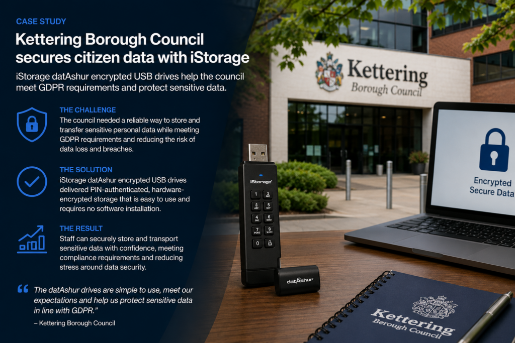 iStorage helps Kettering Borough Council meet GDPR regulations