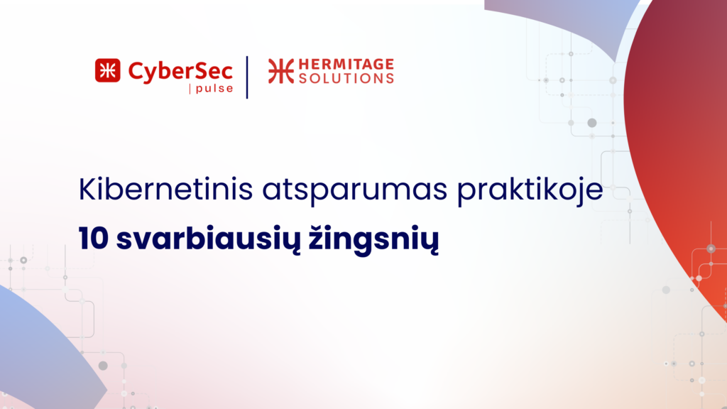 10 pamatinių kibernetinio saugumo žingsnių, kuriuos privalo įgyvendinti kiekviena organizacija 8 aktualiausias grėsmes 2026-aisiais: phishing, ransomware, duomenų vagystes, vidines grėsmes, tiekimo grandinės atakas ir Shadow AI Praktinius sprendimus, atitinkančius NIS2, DORA ir ISO 27001 reikalavimus Realius Lietuvos atvejus, kai kibernetinės atakos kainavo šimtus tūkstančių eurų